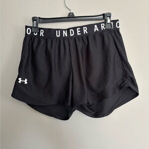 Under Armour Play Up Black Athletic Shorts